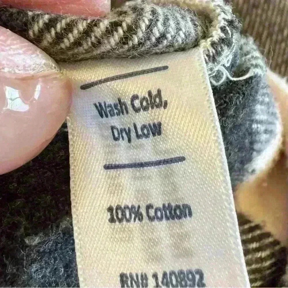 🌈 6/$60, Marine Layer Men’s, Pockets, Plaid, Black, Cream, Flannel Shirt, Small - Picture 7 of 8